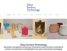 Tablet Screenshot of glasssurfacetechnology.com